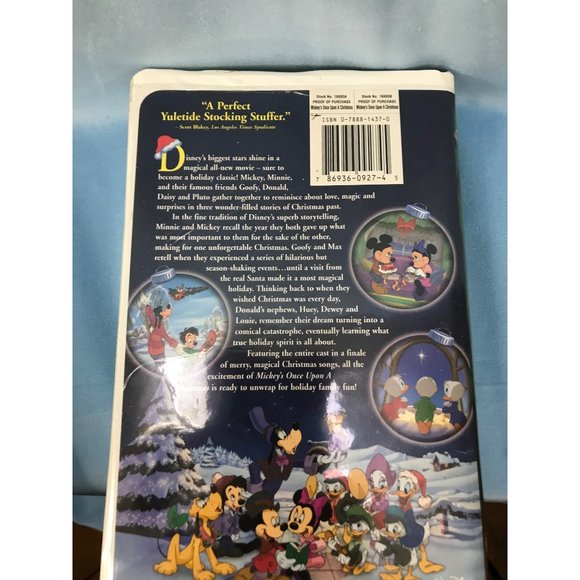 Mickeys once upon a Christmas and the muppet Christmas  Carol vhs - Picture 7 of 7